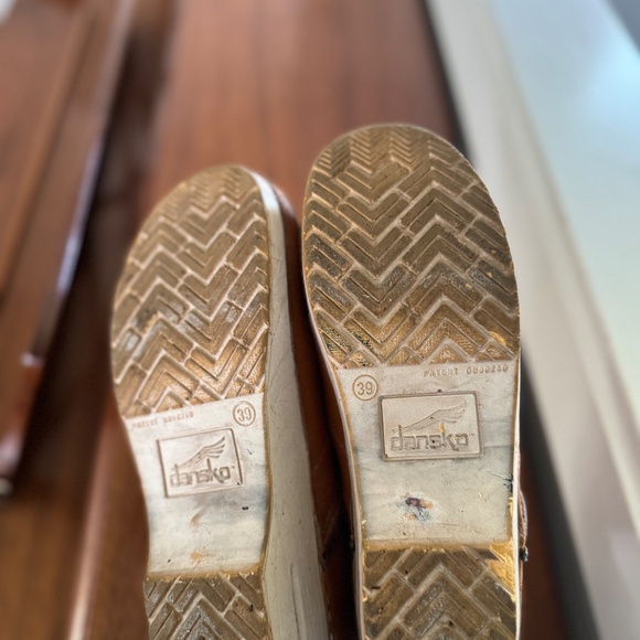 Dansko Clogs Womens EUR 38 Brown Leather Classic Work Stability Comfort Shoe - Picture 9 of 12